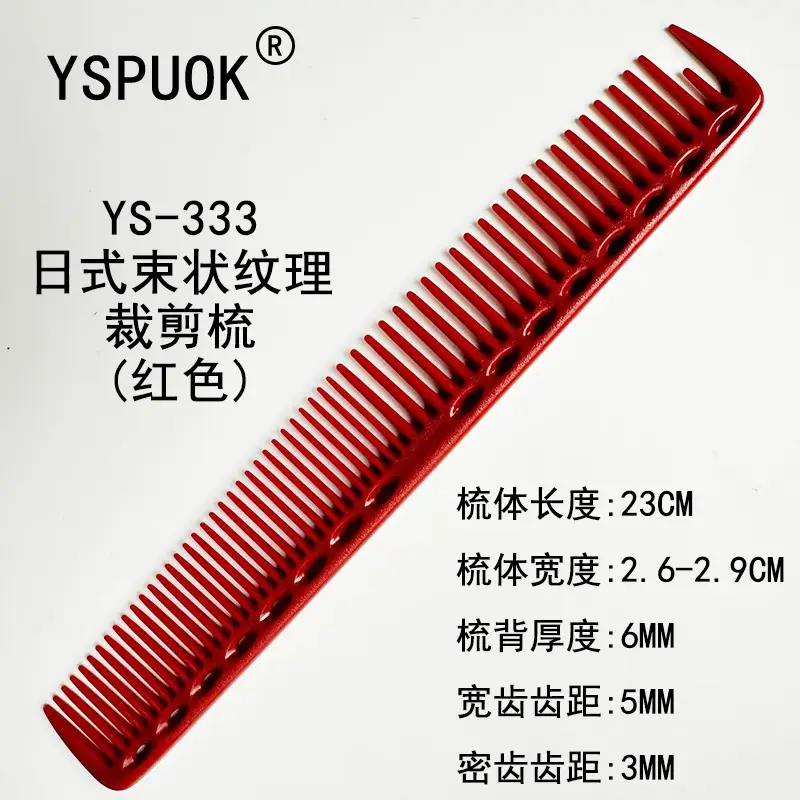 YSPUOK Japanese Style Hair Comb Blue Dense Cut 336 - Image 44