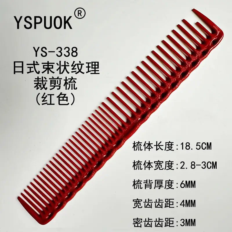 YSPUOK Japanese Style Hair Comb Blue Dense Cut 336 - Image 74