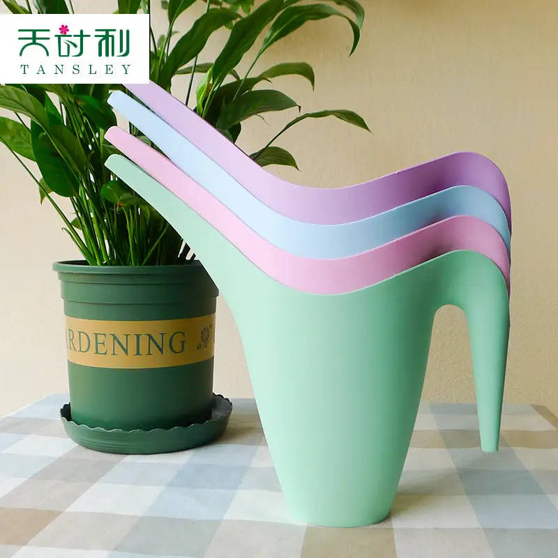 1L/1.8L gardening tools watering pot children gardening watering pot candy color watering pot