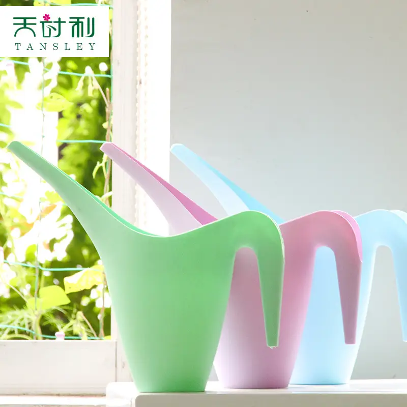 1L/1.8L gardening tools watering pot children gardening watering pot candy color watering pot