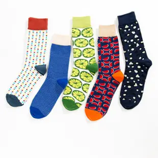 Spot fashion color men's socks couple socks casual socks wholesale seafood series happy fashion socks — feature 15