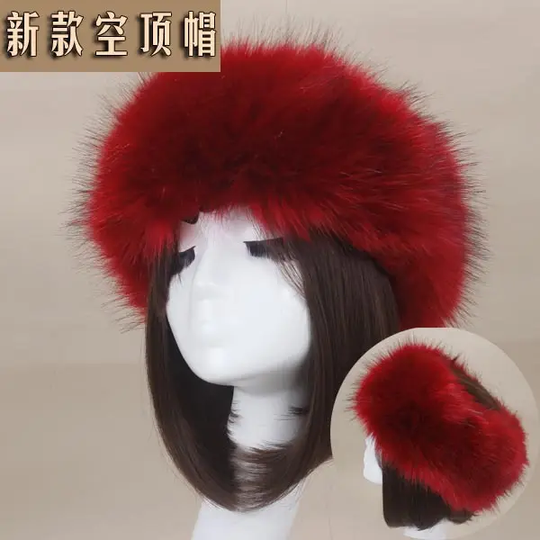Pink Faux Fur Ring Headwear for Women - Image 29