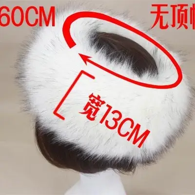 Pink Faux Fur Ring Headwear for Women - Image 31