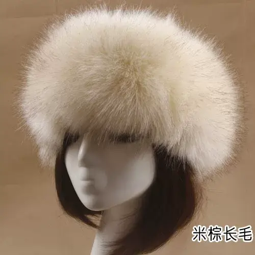 Pink Faux Fur Ring Headwear for Women — feature 27
