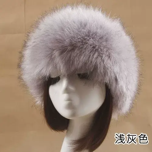 Pink Faux Fur Ring Headwear for Women — feature 29