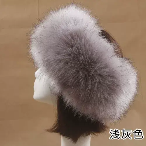 Pink Faux Fur Ring Headwear for Women — feature 30