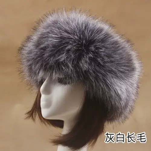 Pink Faux Fur Ring Headwear for Women — feature 31