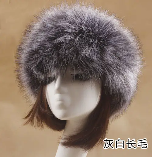 Pink Faux Fur Ring Headwear for Women - Image 13