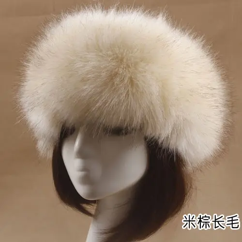 Pink Faux Fur Ring Headwear for Women - Image 16