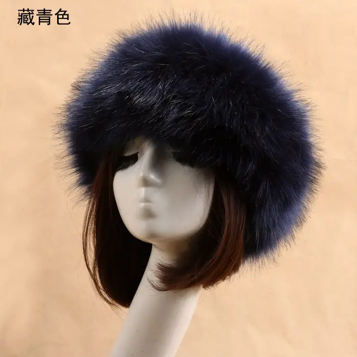 Pink Faux Fur Ring Headwear for Women - Image 20