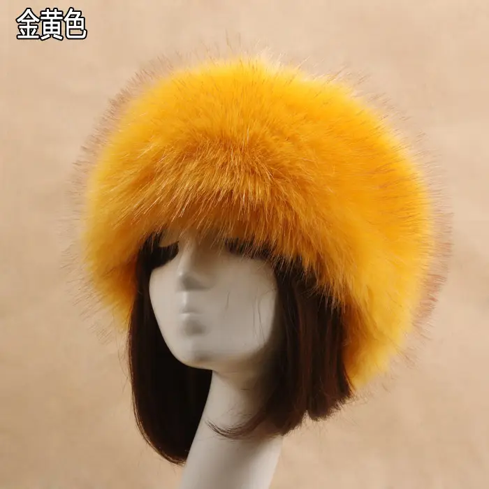 Pink Faux Fur Ring Headwear for Women - Image 4