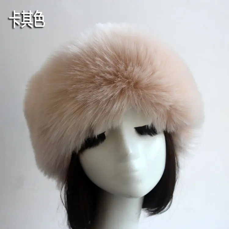 Pink Faux Fur Ring Headwear for Women - Image 5