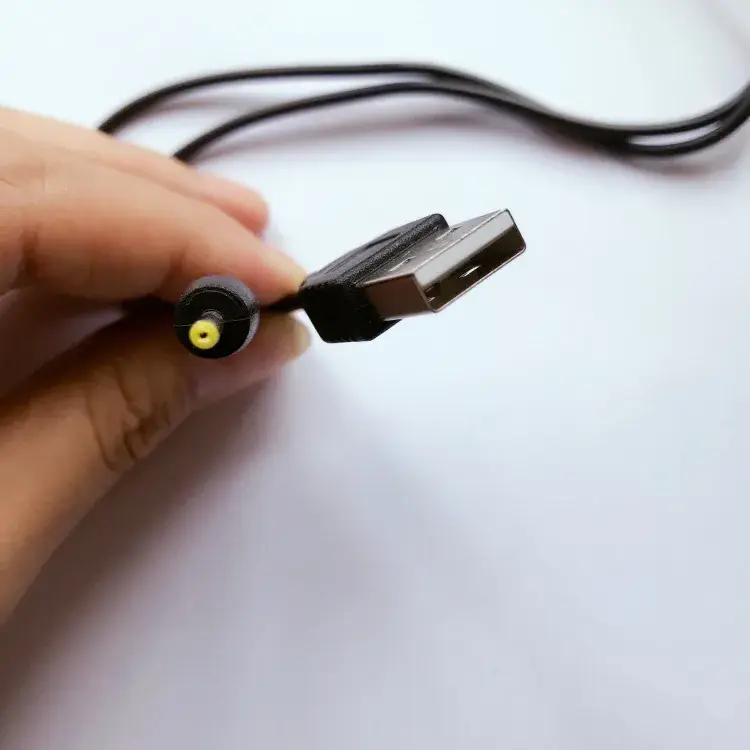 USB to DC2.5 Power Cord 0.7cm Black - Image 5