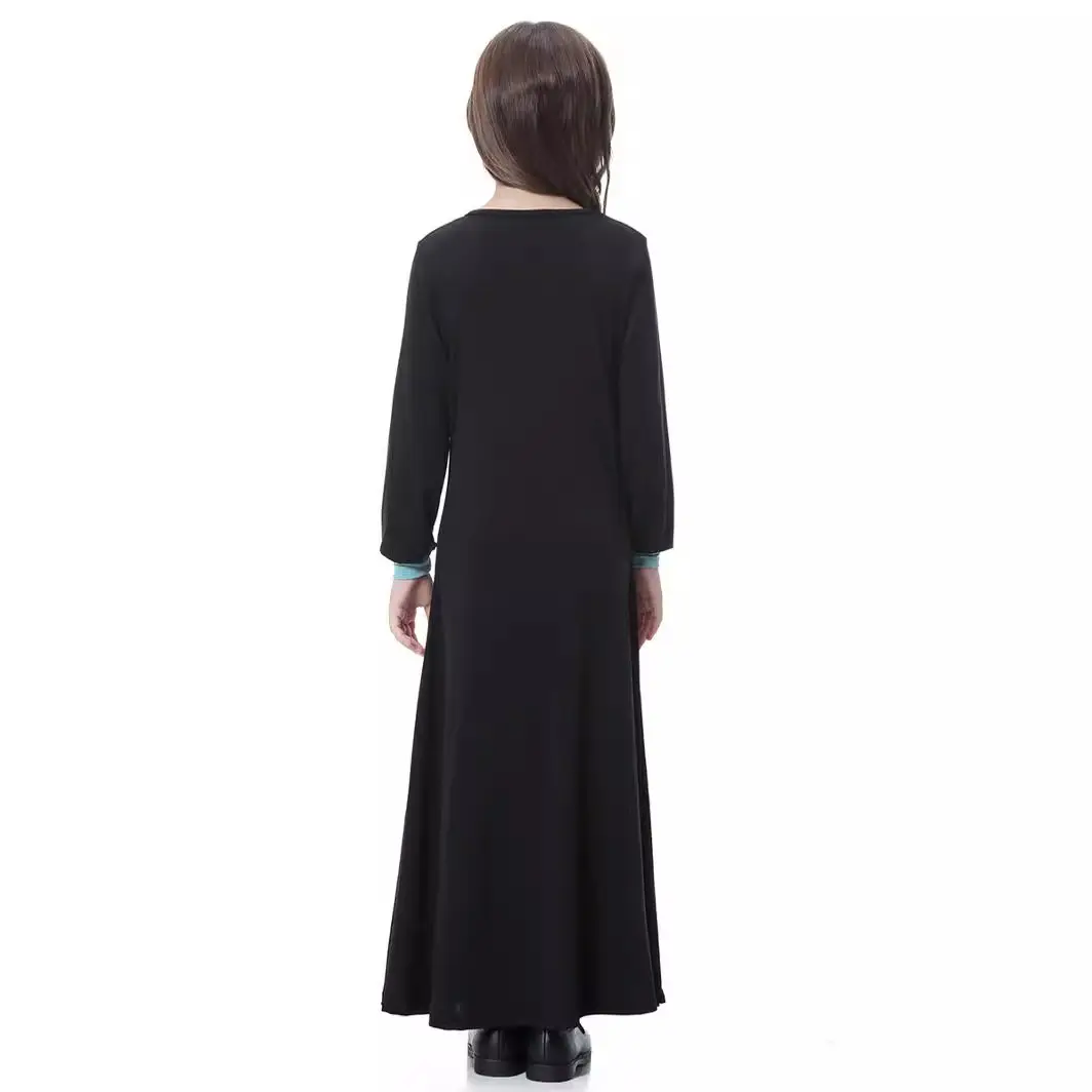 Girls Green Long Sleeve Dress Middle East