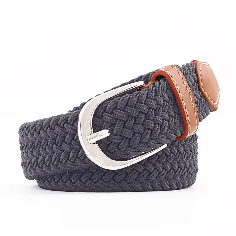 Unisex Braided Canvas Belt for Men Women