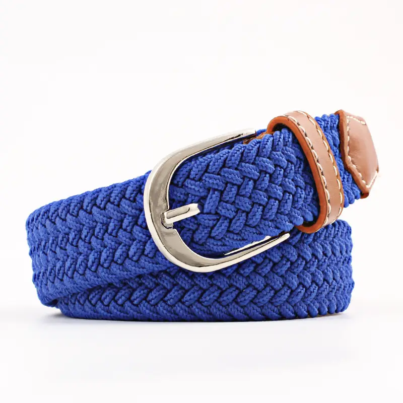 Unisex Braided Canvas Belt for Men Women