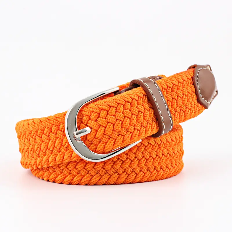 Unisex Braided Canvas Belt for Men Women