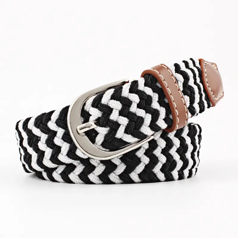 Unisex Braided Canvas Belt for Men Women