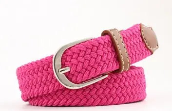 Unisex Braided Canvas Belt for Men Women