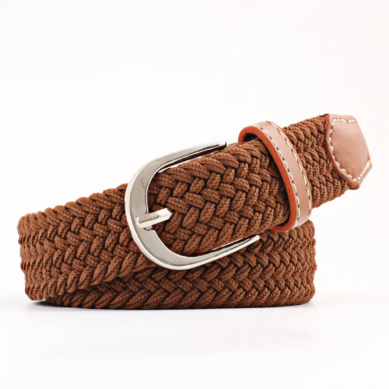 Unisex Braided Canvas Belt for Men Women