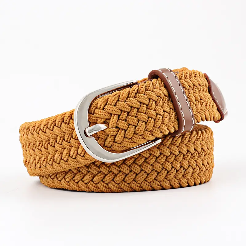 Unisex Braided Canvas Belt for Men Women