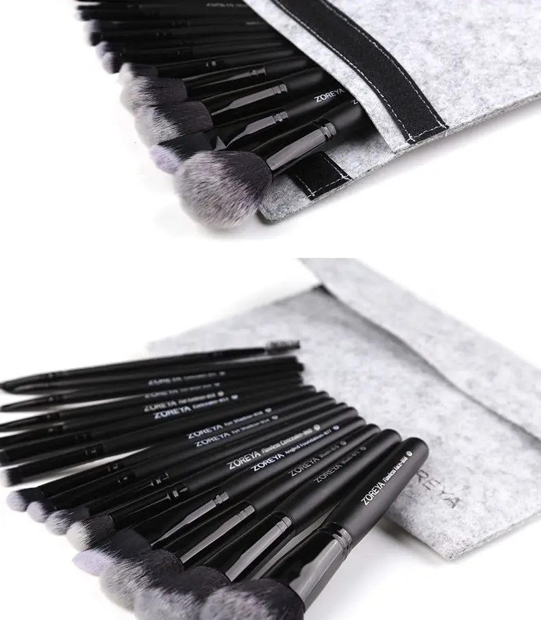 15-Piece Cross-Border Makeup Brush Set Black — feature 13