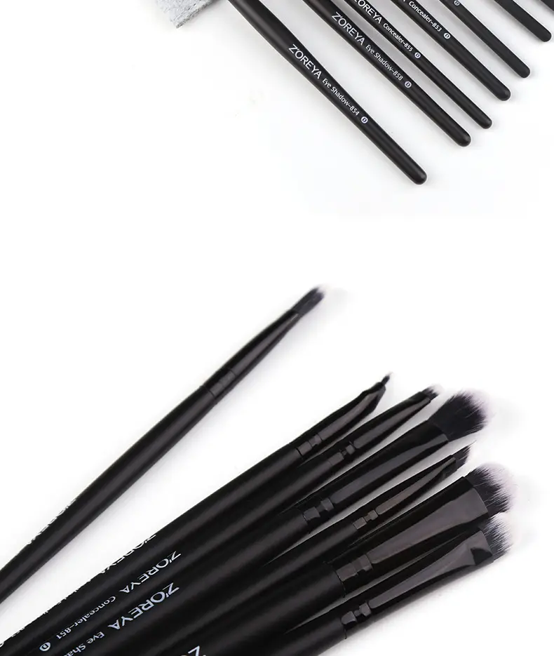 Zoelya 7 Black Eye Makeup Brush Set Beauty Tools — feature 9