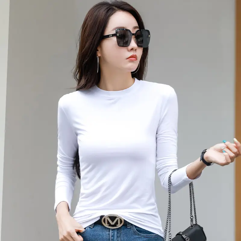 New Slim Fit Long Sleeve T-shirt for Women