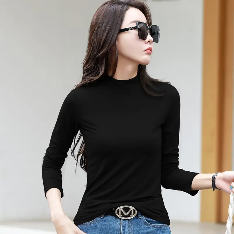New Slim Fit Long Sleeve T-shirt for Women