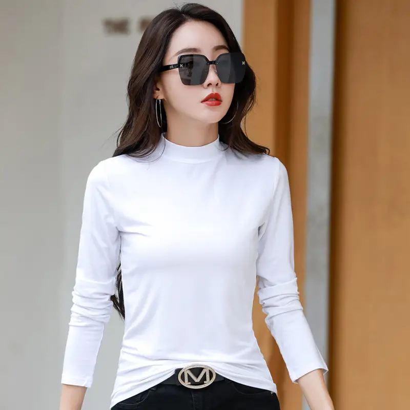 New Slim Fit Long Sleeve T-shirt for Women