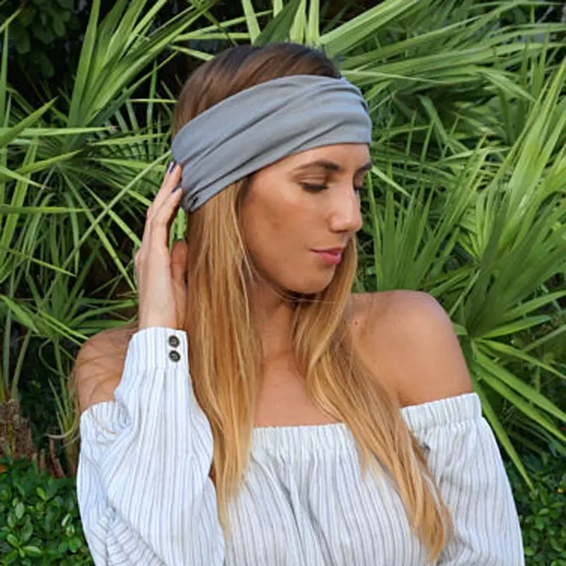 2024 Green Yoga Hair Band Dual Use European American - Image 11
