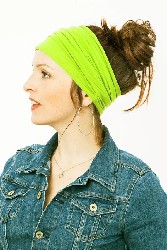 2024 Green Yoga Hair Band Dual Use European American - Image 27