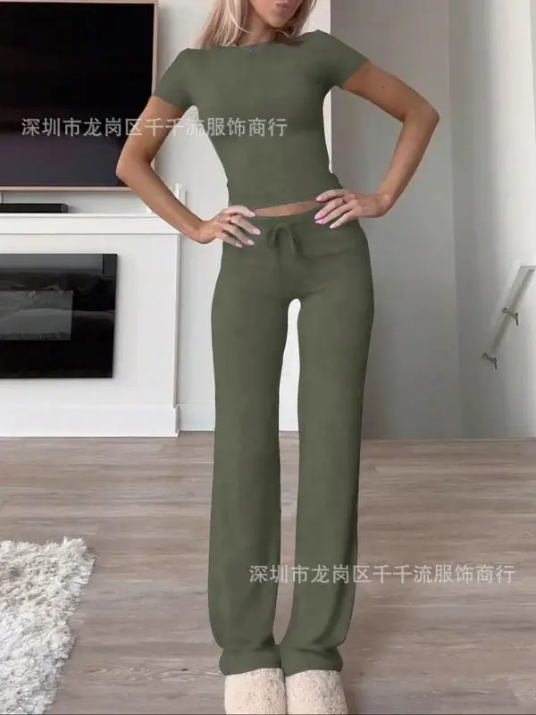 Brown Casual Shorts Set for Women 2024 - Image 10