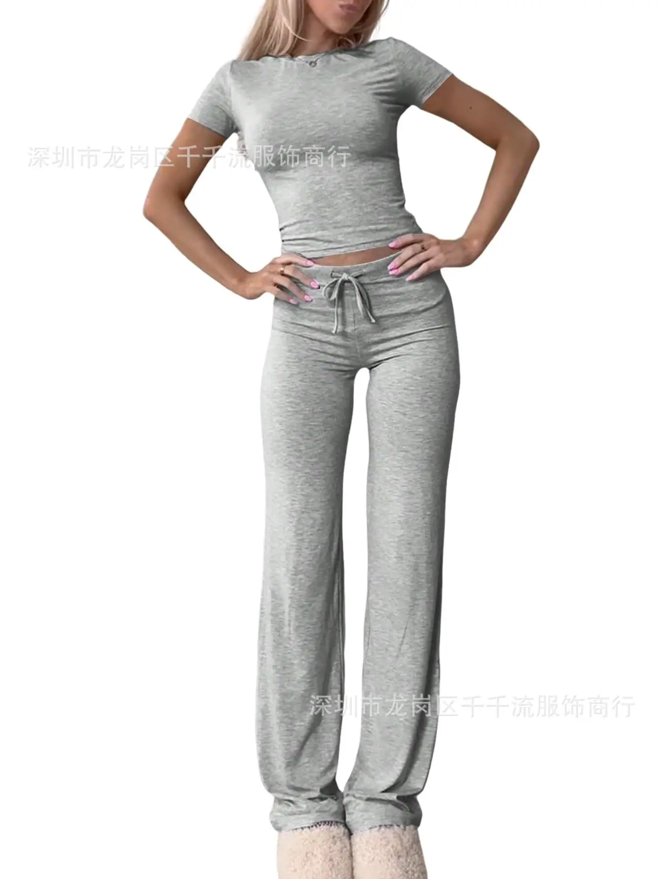Brown Casual Shorts Set for Women 2024 - Image 2