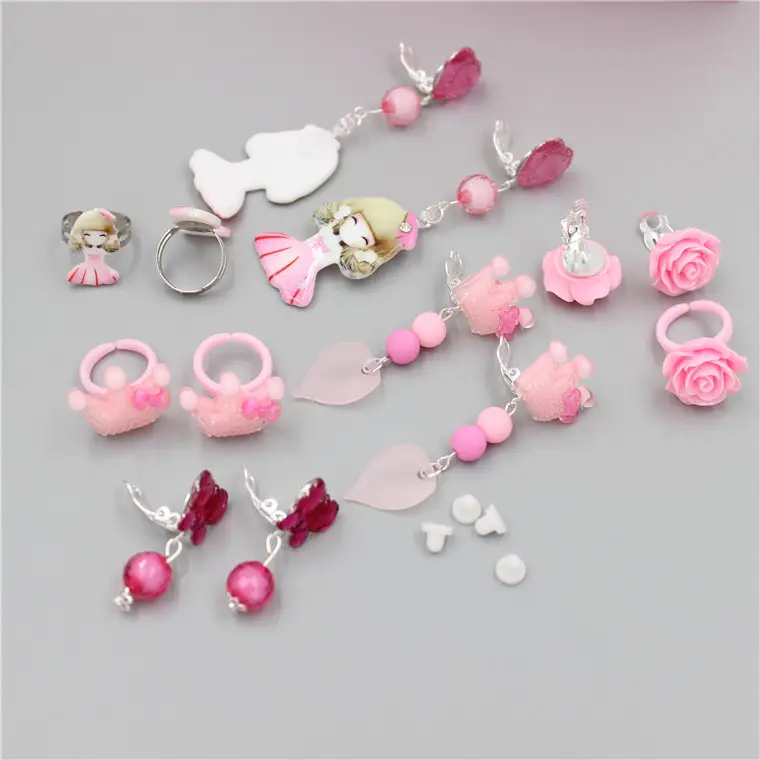 Children's Princess Pearl Earrings Gift Box Suit — feature 14