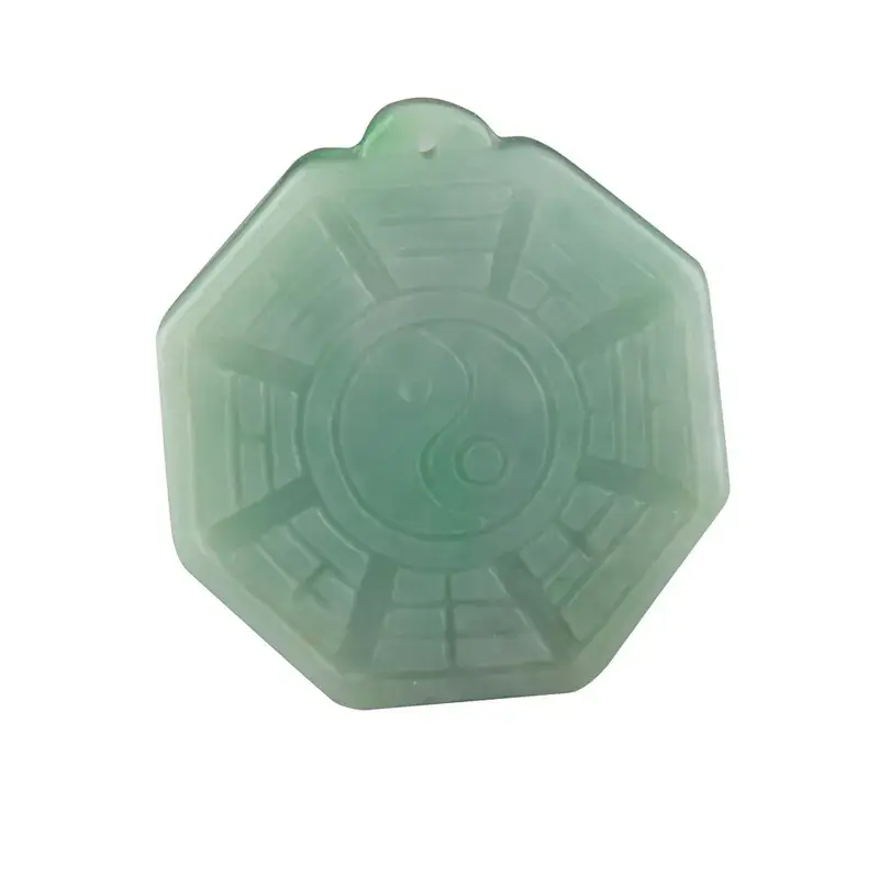 Jade Jigsaw Pendant Necklace Wholesale Green - Image 7