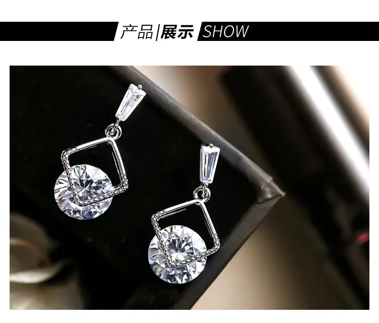 Zircon Earrings for Women Hot Sale Korean Style — feature 8