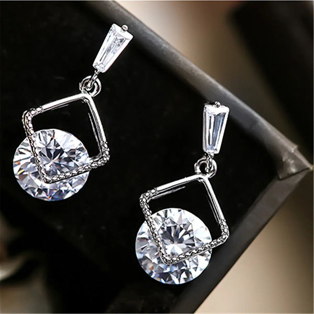 Zircon Earrings for Women Hot Sale Korean Style — feature 9