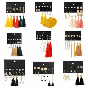 Pearl & Diamond Earrings Set 30 Pairs Wholesale — feature 30