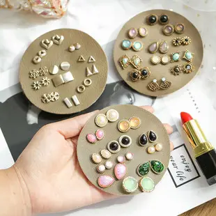 Pearl & Diamond Earrings Set 30 Pairs Wholesale — feature 31