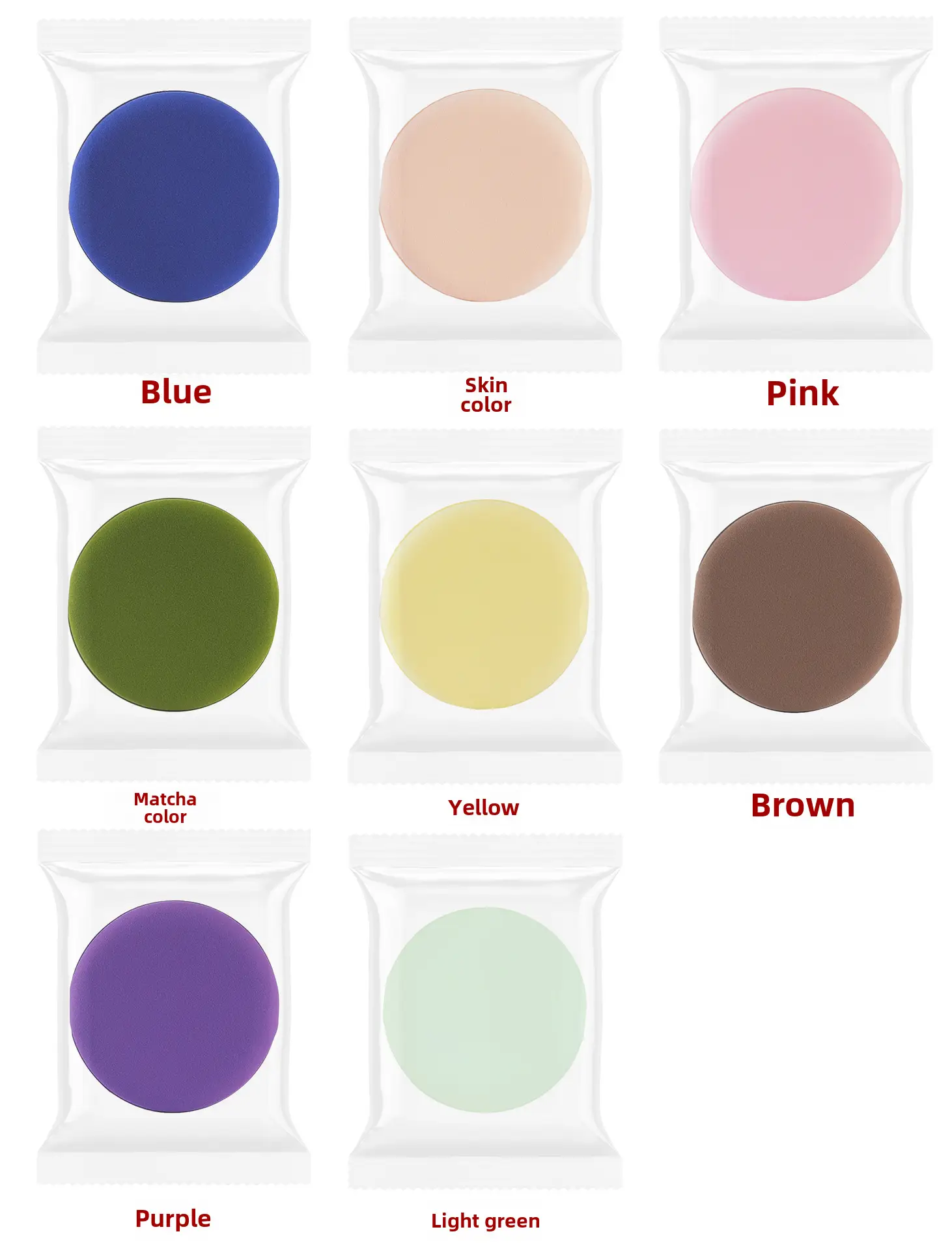 Non-Latex Wet Dry Makeup Sponge Puff Set