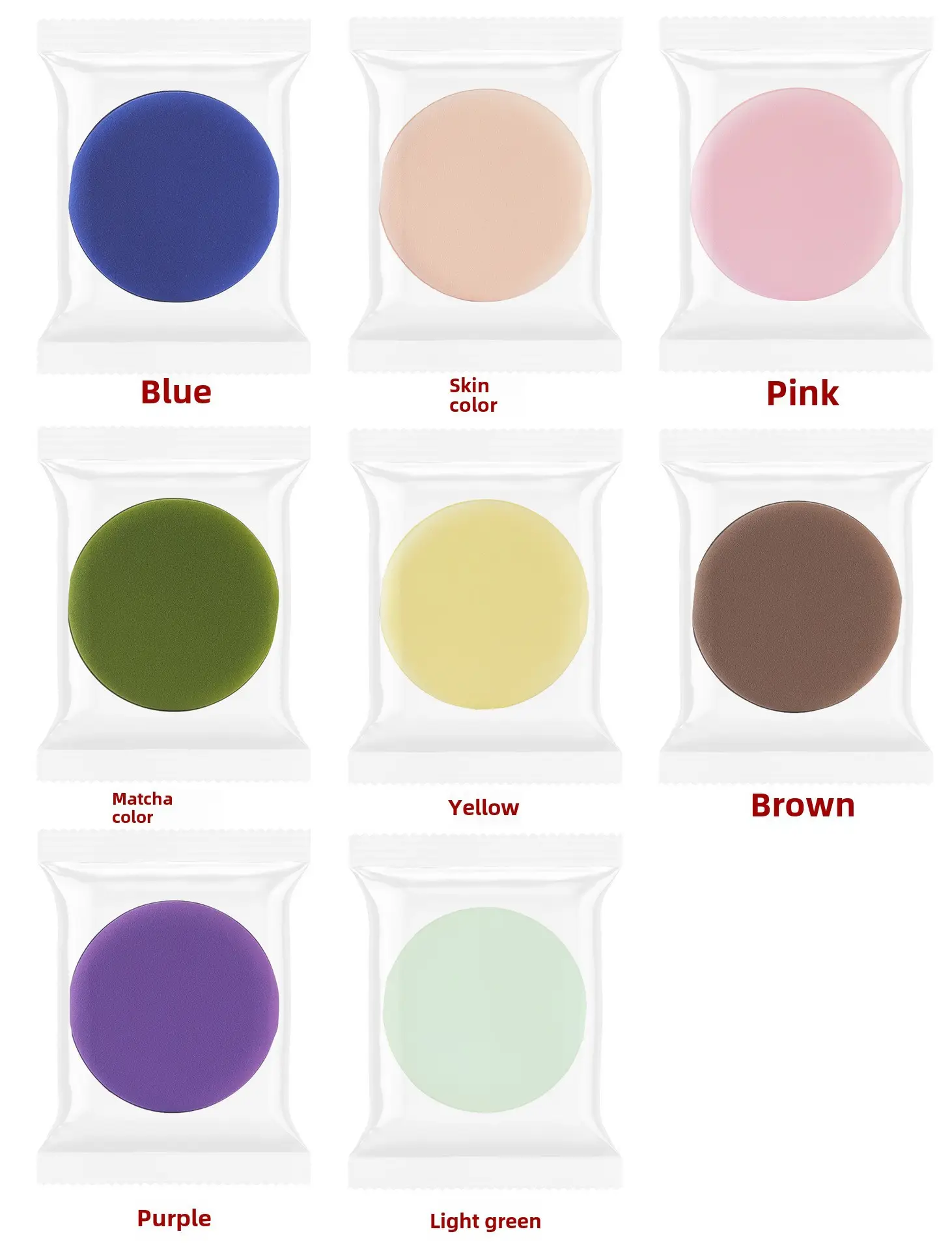 Non-Latex Wet Dry Makeup Sponge Puff Set