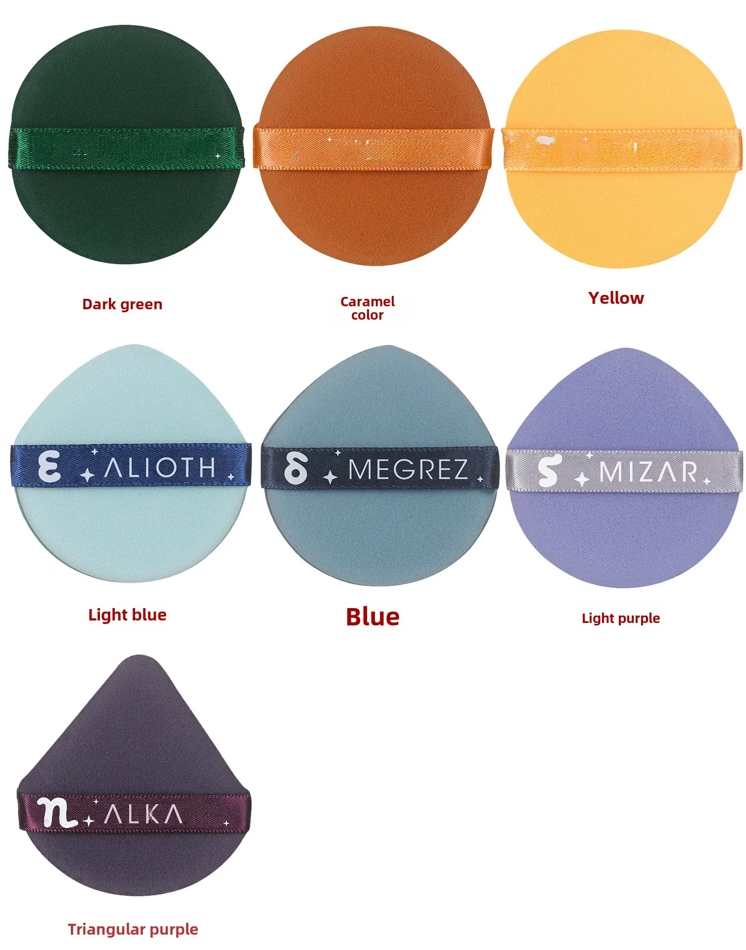 Non-Latex Wet Dry Makeup Sponge Puff Set
