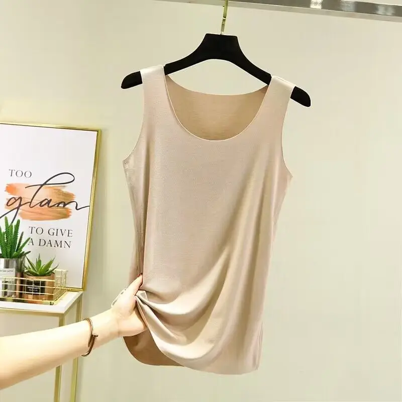 Women's Pink Modal V-Neck Camisole Slim Fit - Image 5