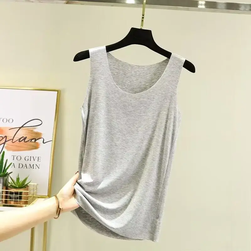 Women's Pink Modal V-Neck Camisole Slim Fit - Image 3