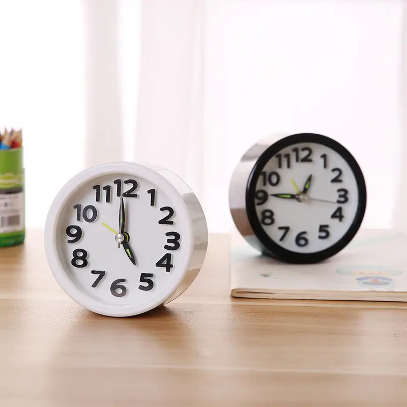 Round Digital Alarm Clock for Home Office Student Bedroom - Image 6