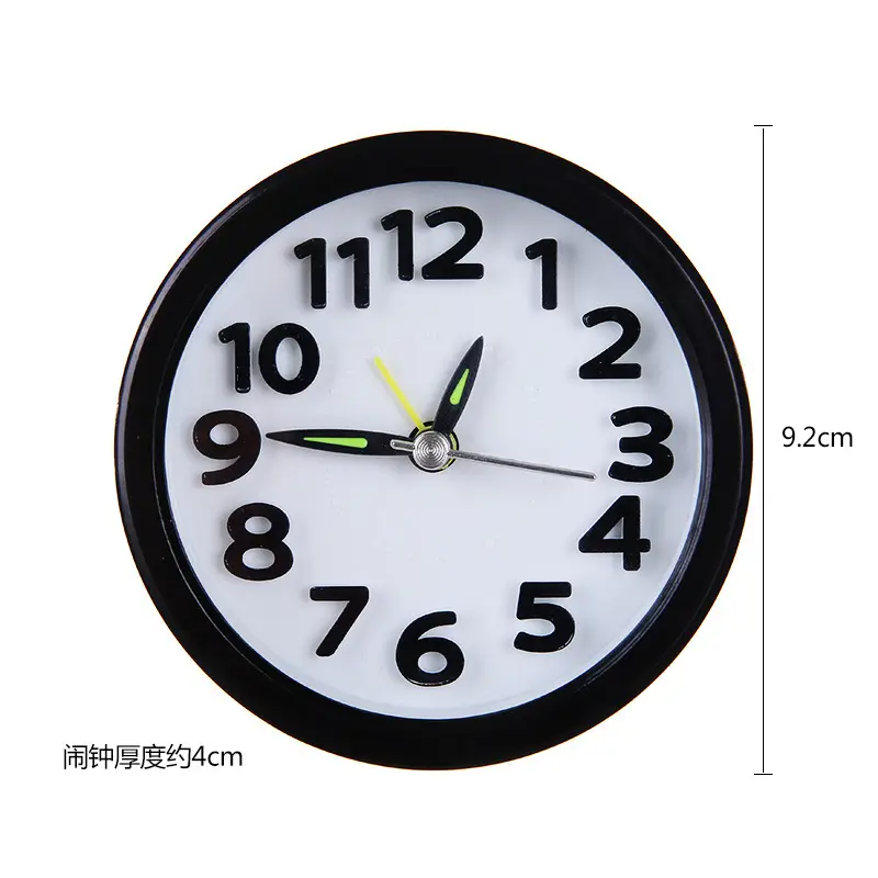 Round Digital Alarm Clock for Home Office Student Bedroom - Image 9