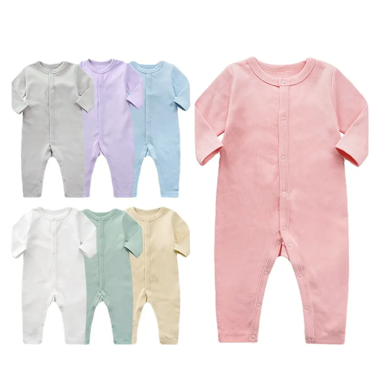 Newborn Spring & Autumn Leg Cover Suit Mint Green - Image 11