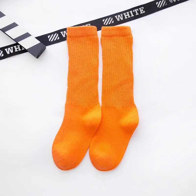 Red Cotton Girls Socks Sweat Absorbent - Image 13