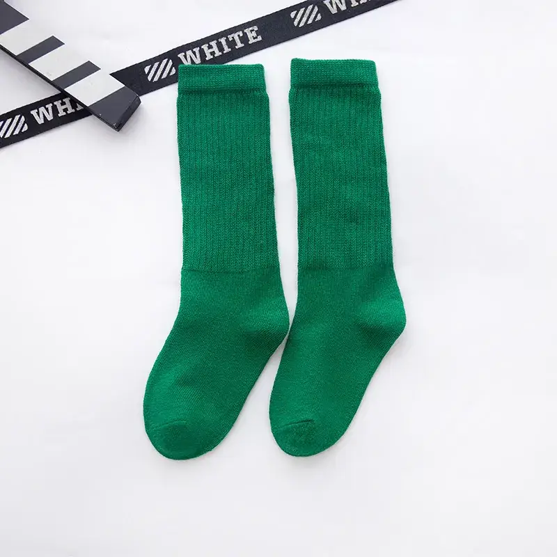 Red Cotton Girls Socks Sweat Absorbent - Image 3